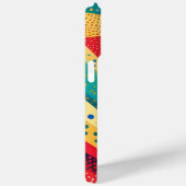 ドット付きの鮮やかな色のバンド Case-Mate iPhoneケース (裏面 / 右)