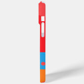 ドット付きの鮮やかな色の背景 Case-Mate iPhoneケース (裏面 / 左)