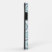 ドット円パワーフラワー+バックグラファー。 Case-Mate iPhoneケース (裏面/右)