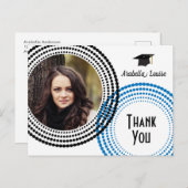 ドット円 | 写真 卒業 ありがとう ポストカード (正面/裏面)