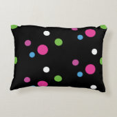 ドット名上の明るいドット アクセントクッション (裏面)