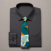 ドット塗りフローラプリントネクタイ ネクタイ