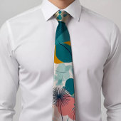 ドット塗りフローラプリントネクタイ ネクタイ