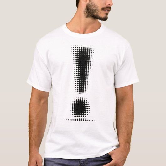 ドット感嘆符 Tシャツ (正面)