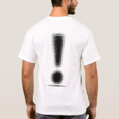 ドット感嘆符 Tシャツ (裏面)