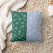 ドット投げクッション41cm x 41cm クッション (ブランケット)