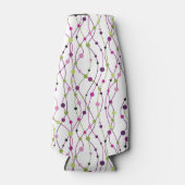 ドット数々のの背景 ボトルクーラー (正面)