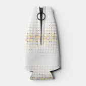 ドット数々のの背景 ボトルクーラー (裏面)