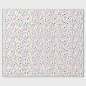 ドット数々のの背景 ラッピングペーパー (フラット)