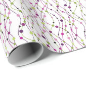 ドット数々のの背景 ラッピングペーパー (ロールコーナー)