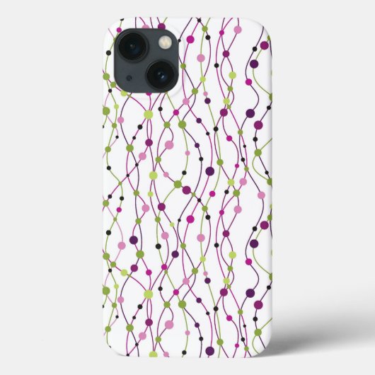 ドット数々のの背景 Case-Mate iPhoneケース (裏面)