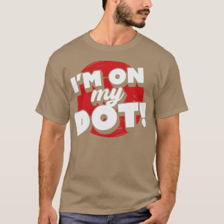 ドット柄でおちゃめなマーチングキャンプ Tシャツ
