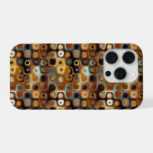 ドット柄マルチパターンフォンケース iPhoneケース (裏面横)