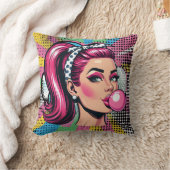 ドット柄レトロピロー クッション (ブランケット)