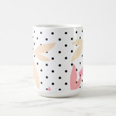 ドット柄 15oz コーヒーマグ コーヒーマグカップ (中央)