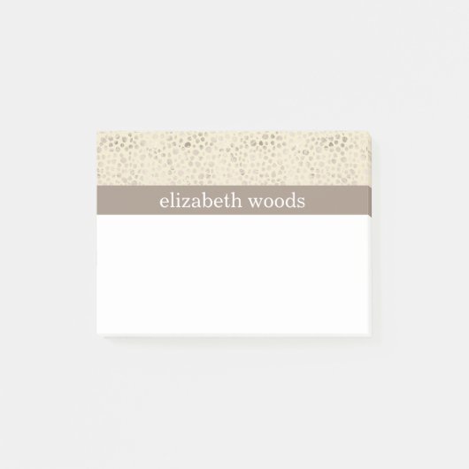 ドット素朴エレガントパターン ポストイット (正面)