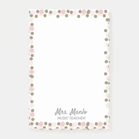 ドット縁ど先生スクリプト名 ポストイット (正面)