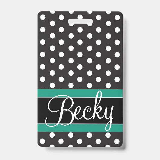 ドット荷物タグ/バッジ バッジ (正面)