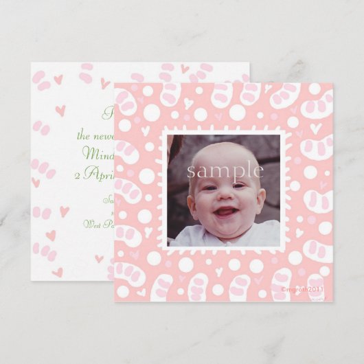 ドット間抜け誕生発表 (正面/裏面)