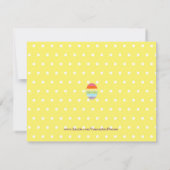 ドット イースター 招待状 (裏面)