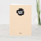 ドット・ドッグ・ティーン・リベル・アンリーシュド・グラフィティ・バースデー カード (裏面)