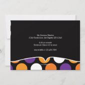 ドット ハロウィンパーティー 招待状 (裏面)