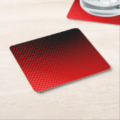 ドット・パターン スクエアペーパーコースター (アングル)