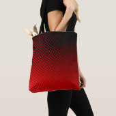 ドット・パターン トートバッグ (クローズアップ)