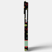 ドット&フラワースプリグインスピリシティレトロ モダン Case-Mate iPhoneケース (裏面 / 左)