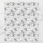 ドット、ブラックコー ワインラベル (シングルラベル)