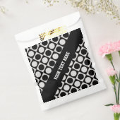 ドット&正方形/白黒+アイディア フェイバーバッグ (封をした状態)