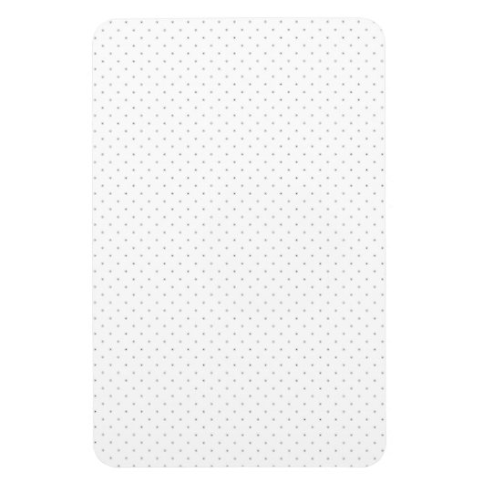 ドット、白い煙 マグネット (縦)