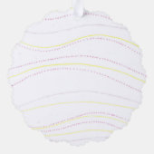 ドット、紙オーナメントカード オーナメントカード (裏面)