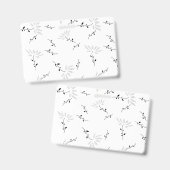 ドット、雪のドリフト バッジ (正面＆裏面)