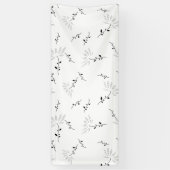 ドット、雪ドリフトバナー 横断幕 (縦)