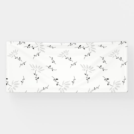 ドット、雪ドリフトバナー 横断幕 (横)