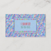 ドット（青） 名刺 (裏面)