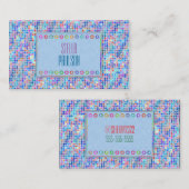 ドット（青） 名刺 (正面/裏面)