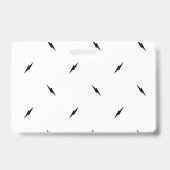 ドット、黒 バッジ (裏面)