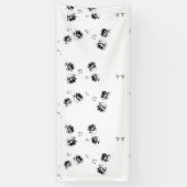 ドット、Gainsboroバナー 横断幕 (縦)