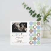 ドットN図形の誕生発表 案内状 (スタンド正面)