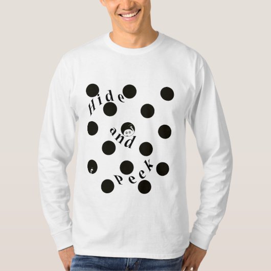 ドットTシャツの非表示とプレビュー Tシャツ (正面)