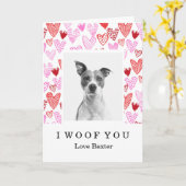 ドッパーソナライズされたグのバレンタインカード カード (黄色い花)