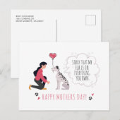 ドッパーソナライズされたグ最高の・モマママザーズ・デイ・ホリデー・カード シーズンポストカード (正面/裏面)