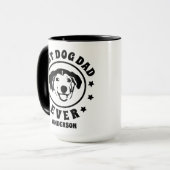 ドッパーソナライズされた最高のグパパエバ名前をカスタムする マグカップ (正面左)