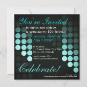 ドッファンキーツブルースバースデーパーティーの招待 招待状 (裏面)