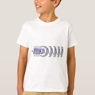 ドップラー効果の図表 Tシャツ