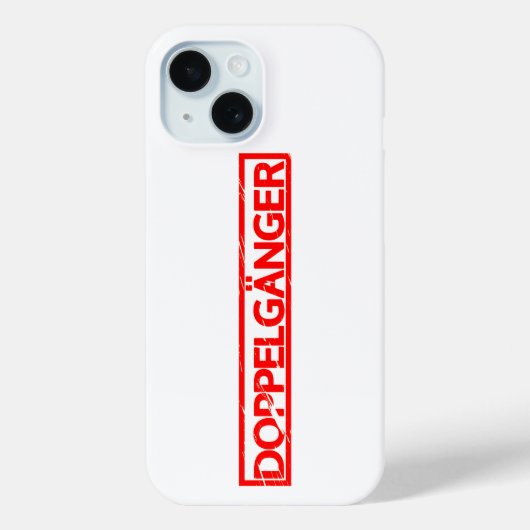 ドッペルゲンガースタンプ Case-Mate iPhoneケース (裏面)