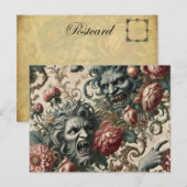 ドッペルゲンガー悪意 – ゴシックビクトリアン様式 シーズンポストカード (正面/裏面)