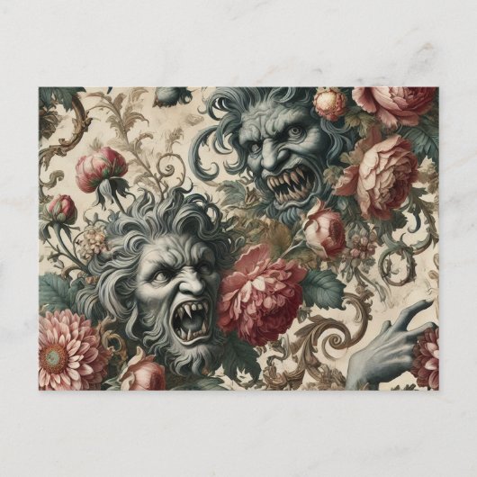 ドッペルゲンガー悪意 – ゴシックビクトリアン様式 シーズンポストカード (正面)